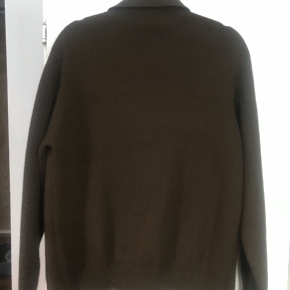 Vintage 50/60’s wool/suede cardigan - Picture 3 of 5